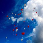 balloons clouds fly 33479
