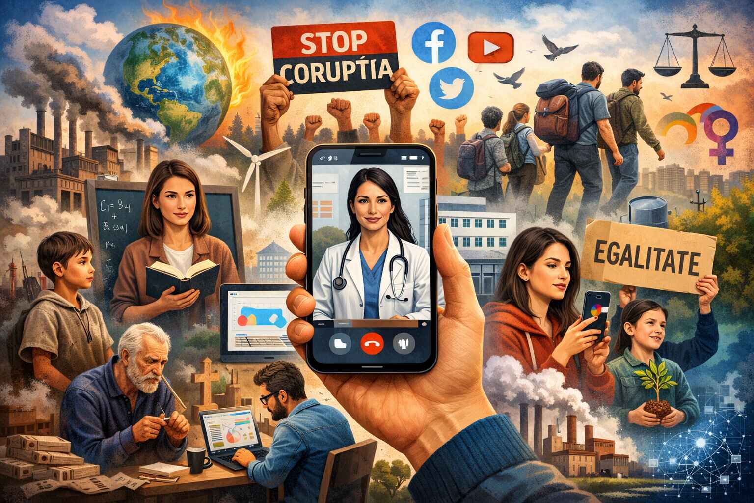 Cele mai populare teme sociale abordate de platformele digitale din România (1)